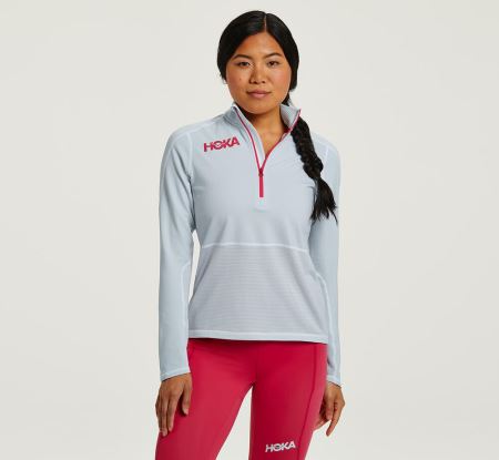 Hoka One One 1/2 Zip Midlayer Mulher - Jaqueta Plein Air | PT-LZZRg4V